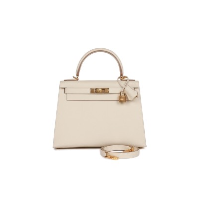 HERMES KELLY 28 EPSOM GOLD HARDWARE (28*22*10cm) HERMES KELLY 28 EPSOM GOLD HARDWARE (28*22*10cm)